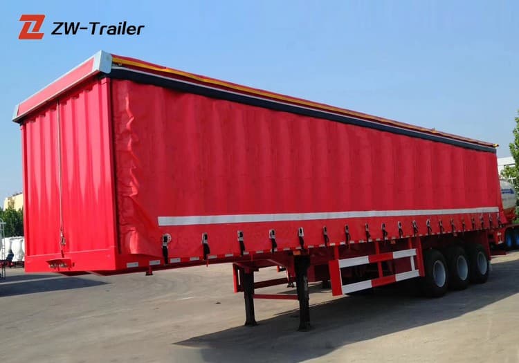 Curtain Side Semi Trailer