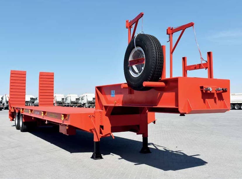 Low Bed Semi Trailer